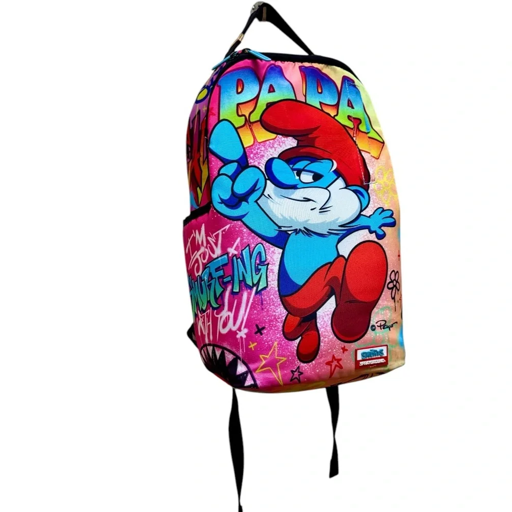 Sprayground x The Smurfs Papa Smurf On The Run Backpack